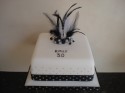 Black polka dot/feathers (click to enlarge)